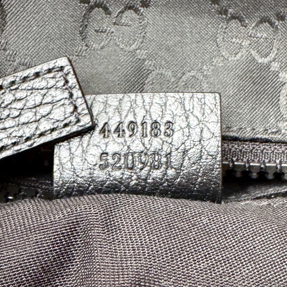 Authentic Gucci Web Black Monogram Nylon Pocket Messenger Crossbody Bag - Picture 7 of 12